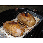 BBQ Potatoes with Spud Spikes Seasoning After Grilling