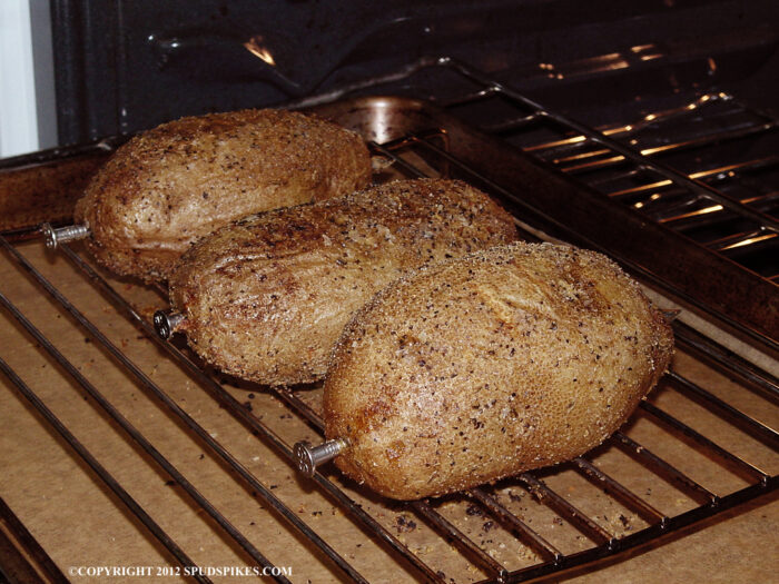 Spud Spike potatoes ready for the plate!