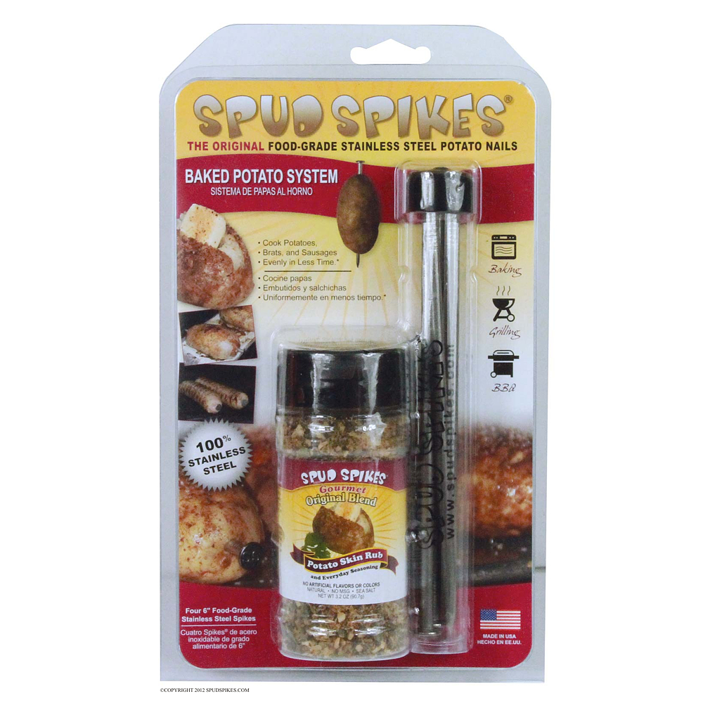 Microwave Potato Baking Spike Perfect For Everyday Use Strong Durable White Plas 