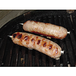 Brats on BBQ after grilling